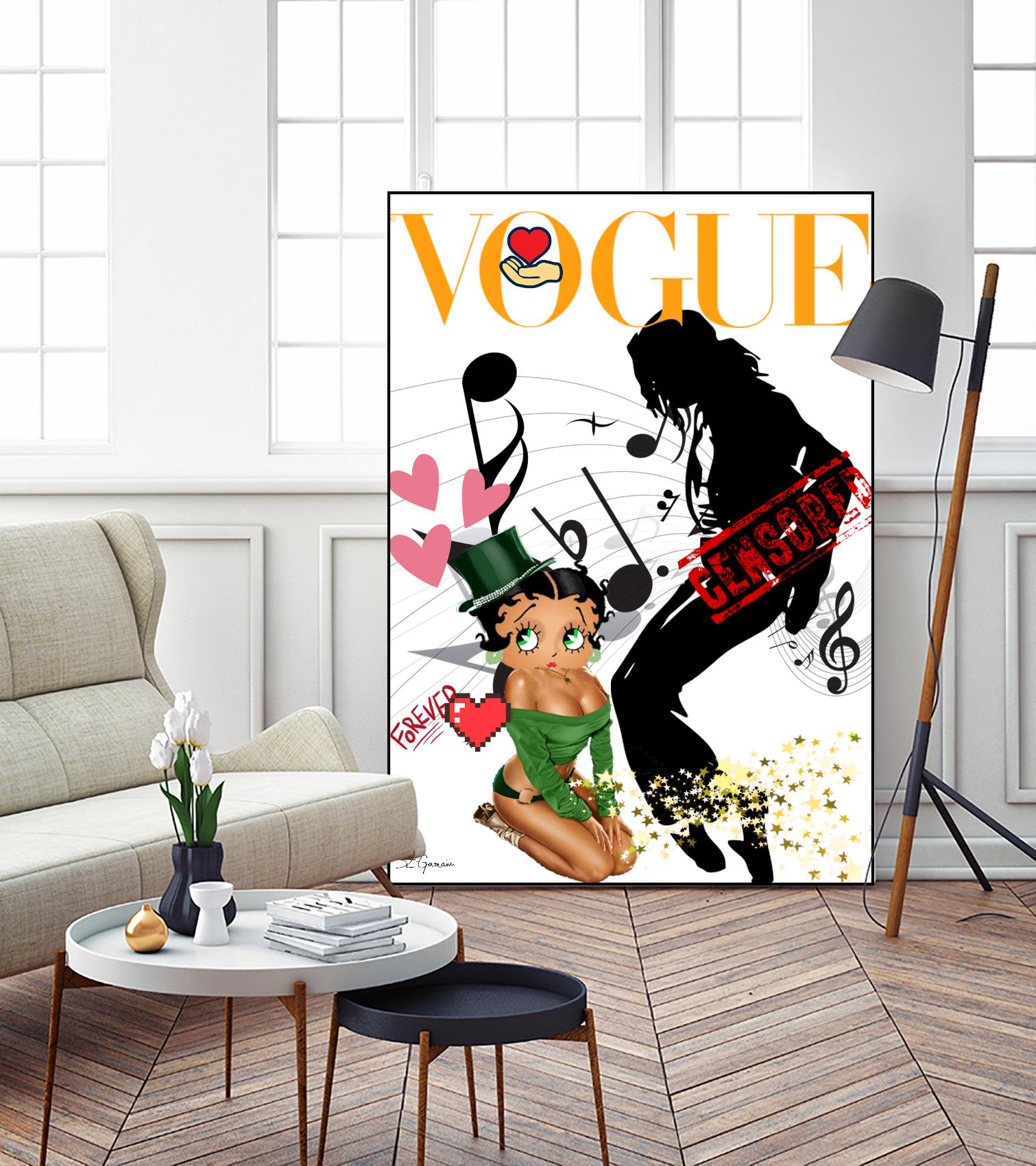 Censored by Carole St-Germain on GIANT ART - pink digital music