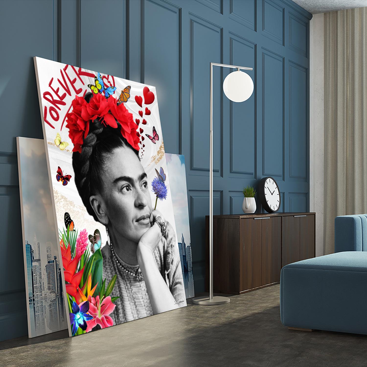 Forever by Carole St-Germain on GIANT ART - red photograph frida
