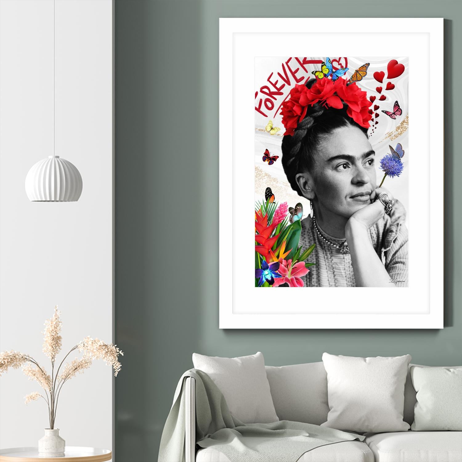 Forever by Carole St-Germain on GIANT ART - red photograph frida khalo