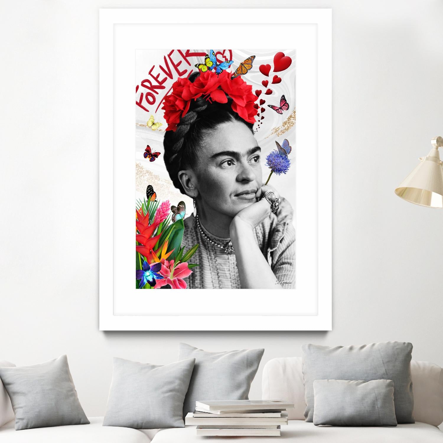 Forever by Carole St-Germain on GIANT ART - red photograph frida khalo