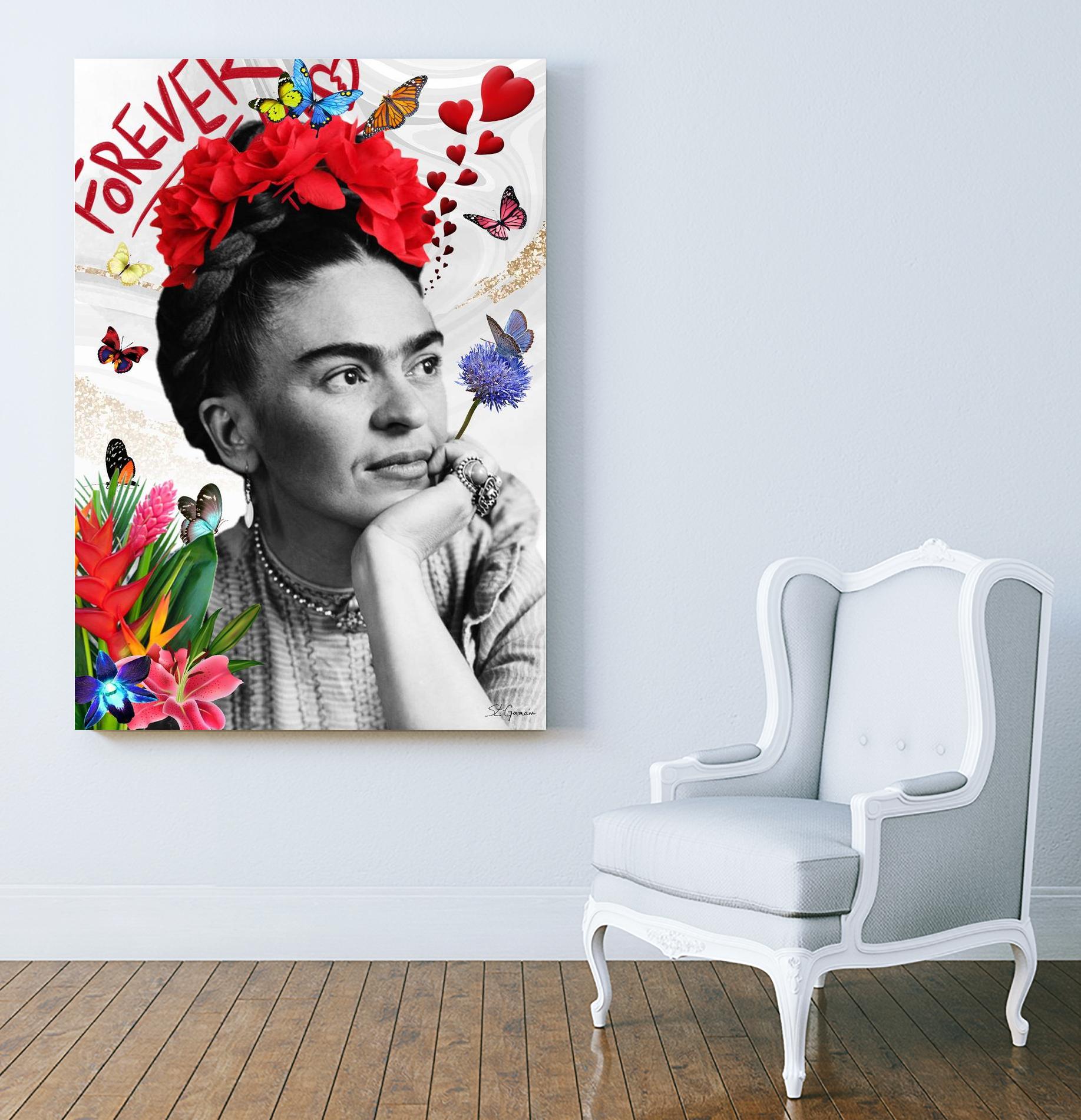 Forever by Carole St-Germain on GIANT ART - red photograph frida khalo