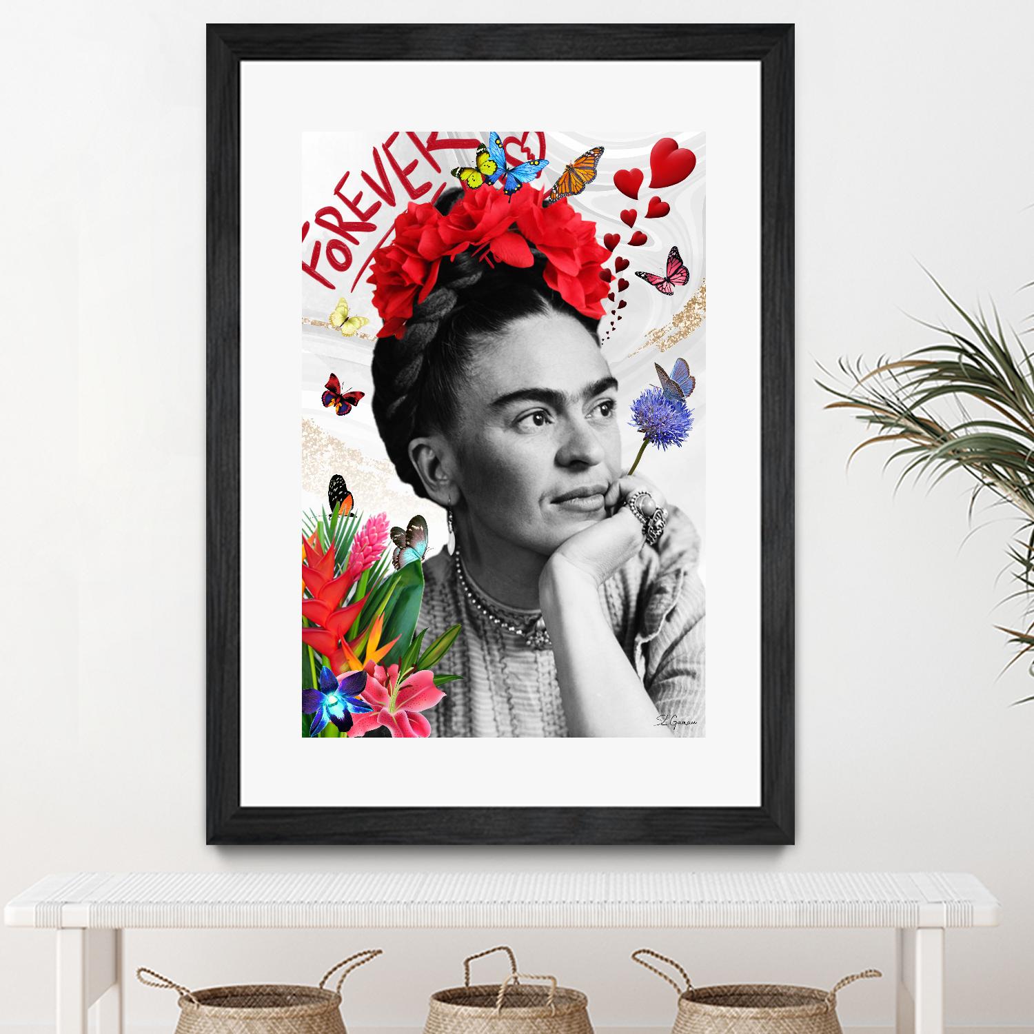 Forever by Carole St-Germain on GIANT ART - red photograph frida khalo