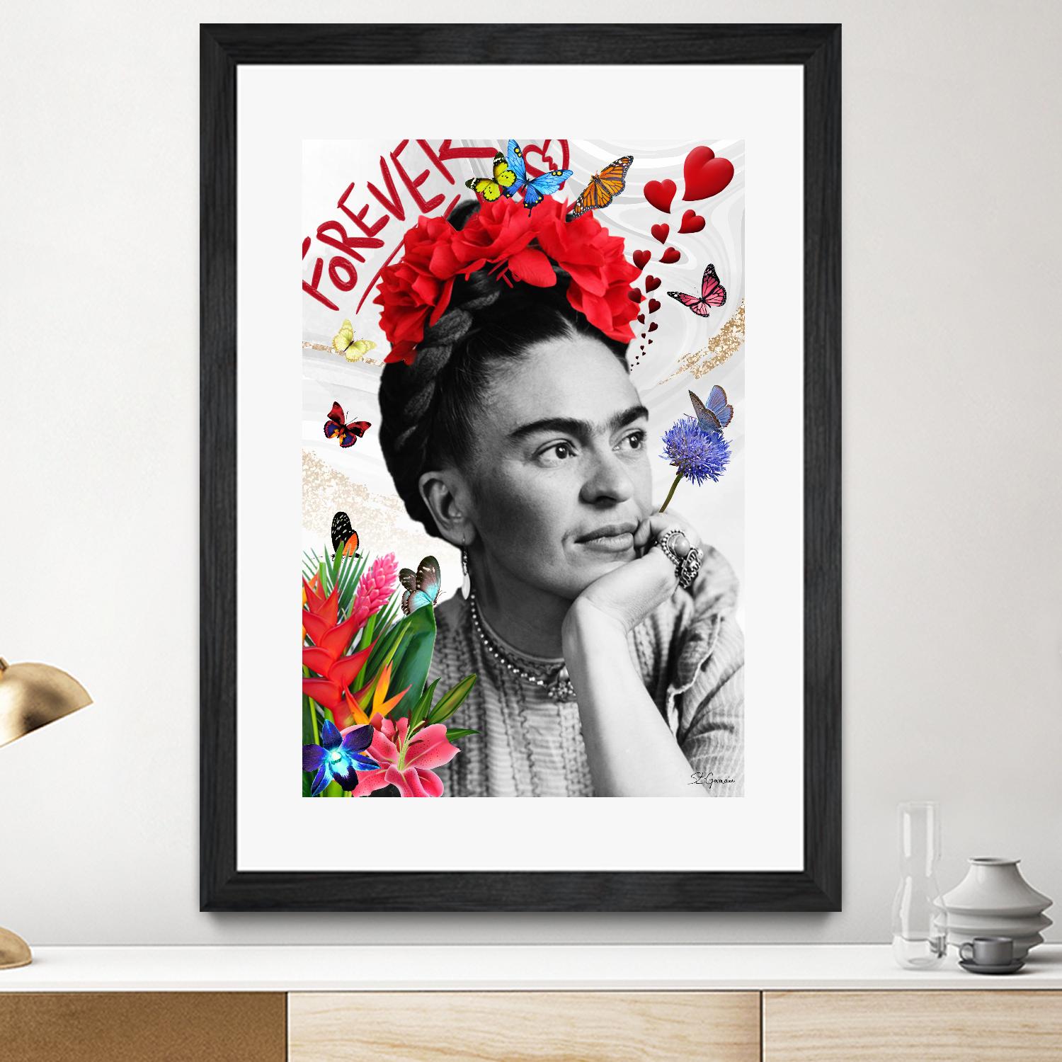 Forever by Carole St-Germain on GIANT ART - red photograph frida khalo