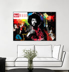 Peace and Love by Carole St-Germain on GIANT ART - red digital jimmy hendricks