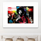 Peace and Love by Carole St-Germain on GIANT ART - red digital pari match