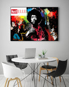 Peace and Love by Carole St-Germain on GIANT ART - red digital jimmy hendricks