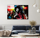 Peace and Love by Carole St-Germain on GIANT ART - red digital jimmy hendricks