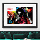 Peace and Love by Carole St-Germain on GIANT ART - red digital pari match