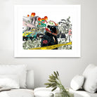 Urban Street by Carole St-Germain on GIANT ART - red digital police