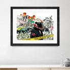 Urban Street by Carole St-Germain on GIANT ART - red digital police