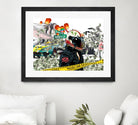 Urban Street by Carole St-Germain on GIANT ART - red digital police