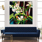 Unfolding by Mary McLorn Valle on GIANT ART - green floral