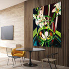 Unfolding by Mary McLorn Valle on GIANT ART - green floral