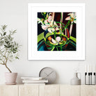 Unfolding by Mary McLorn Valle on GIANT ART - green floral