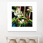 Unfolding by Mary McLorn Valle on GIANT ART - green floral