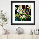 Unfolding by Mary McLorn Valle on GIANT ART - green floral