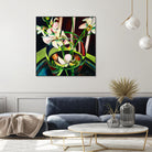 Unfolding by Mary McLorn Valle on GIANT ART - green floral