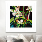 Unfolding by Mary McLorn Valle on GIANT ART - green floral