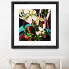 Deeper by Mary McLorn Valle on GIANT ART - blue floral