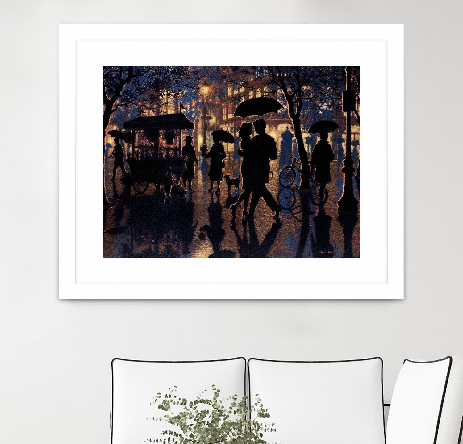 Autour de nous by Denis Nolet on GIANT ART - black figurative artistes du québec