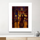 Mille et une nuit by Denis Nolet on GIANT ART - red figurative la nuit