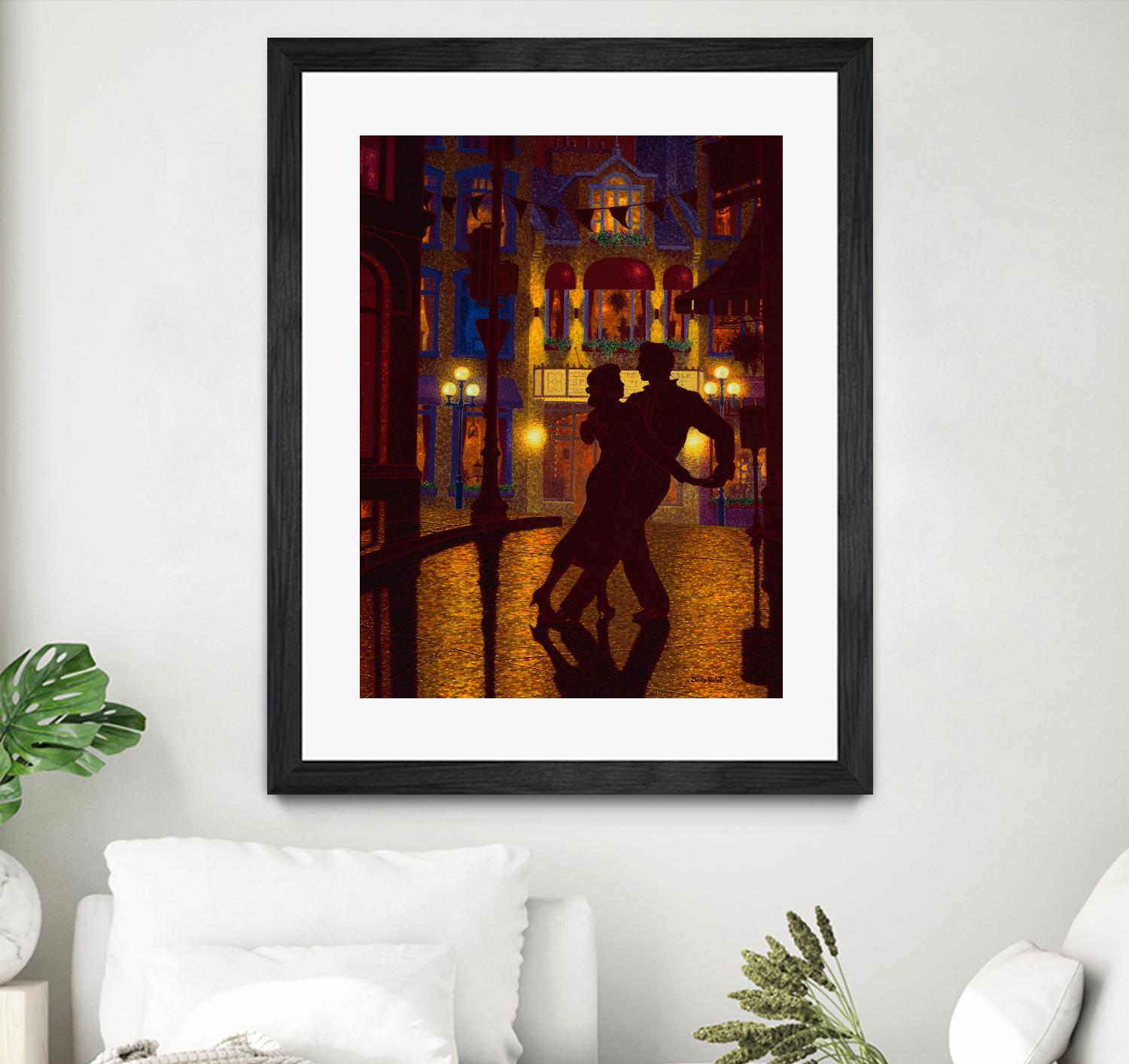 Mille et une nuit by Denis Nolet on GIANT ART - red figurative la nuit