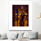 Mille et une nuit by Denis Nolet on GIANT ART - red figurative la nuit