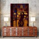 Mille et une nuit by Denis Nolet on GIANT ART - red figurative la nuit