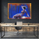 Resti by Jacques Clement on GIANT ART - blue nude