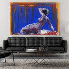 Resti by Jacques Clement on GIANT ART - blue nude