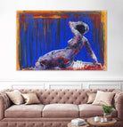Resti by Jacques Clement on GIANT ART - blue nude