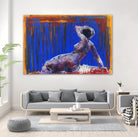 Resti by Jacques Clement on GIANT ART - blue nude