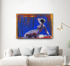 Resti by Jacques Clement on GIANT ART - blue nude