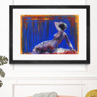 Resti by Jacques Clement on GIANT ART - blue nude