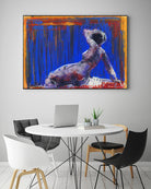 Resti by Jacques Clement on GIANT ART - blue nude