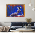 Resti by Jacques Clement on GIANT ART - blue nude