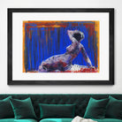Resti by Jacques Clement on GIANT ART - blue nude