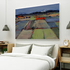 Pastel Field IV by Jacques Clement on GIANT ART - blue landscape