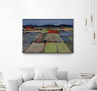 Pastel Field IV by Jacques Clement on GIANT ART - blue landscape
