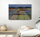 Pastel Field IV by Jacques Clement on GIANT ART - blue landscape