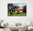 Pastel Landscape I by Jacques Clement on GIANT ART - blue landscape