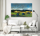 Pastel Landscape II by Jacques Clement on GIANT ART - blue landscape