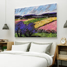 Pastel Landscape III by Jacques Clement on GIANT ART - blue landscape