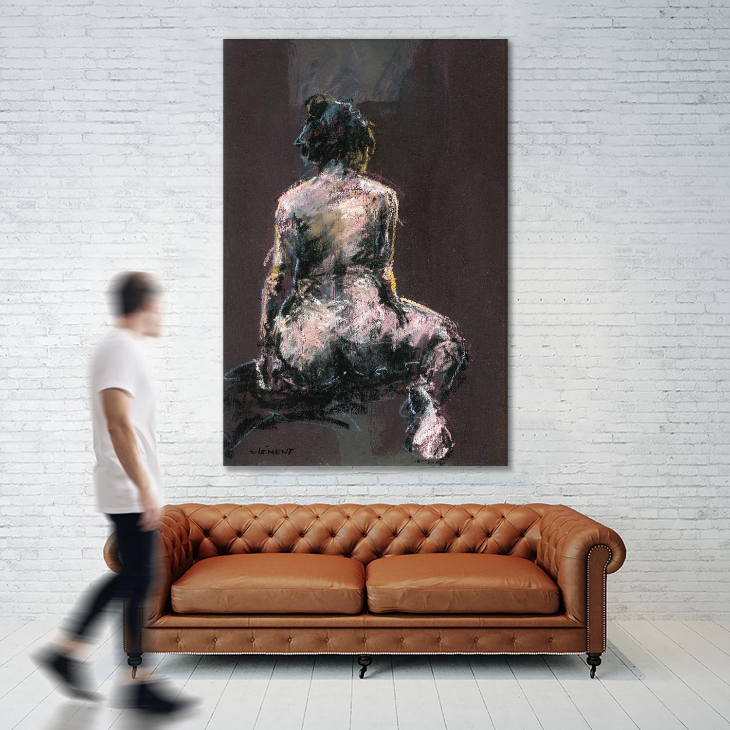 Elvas by Jacques Clement on GIANT ART - beige nude