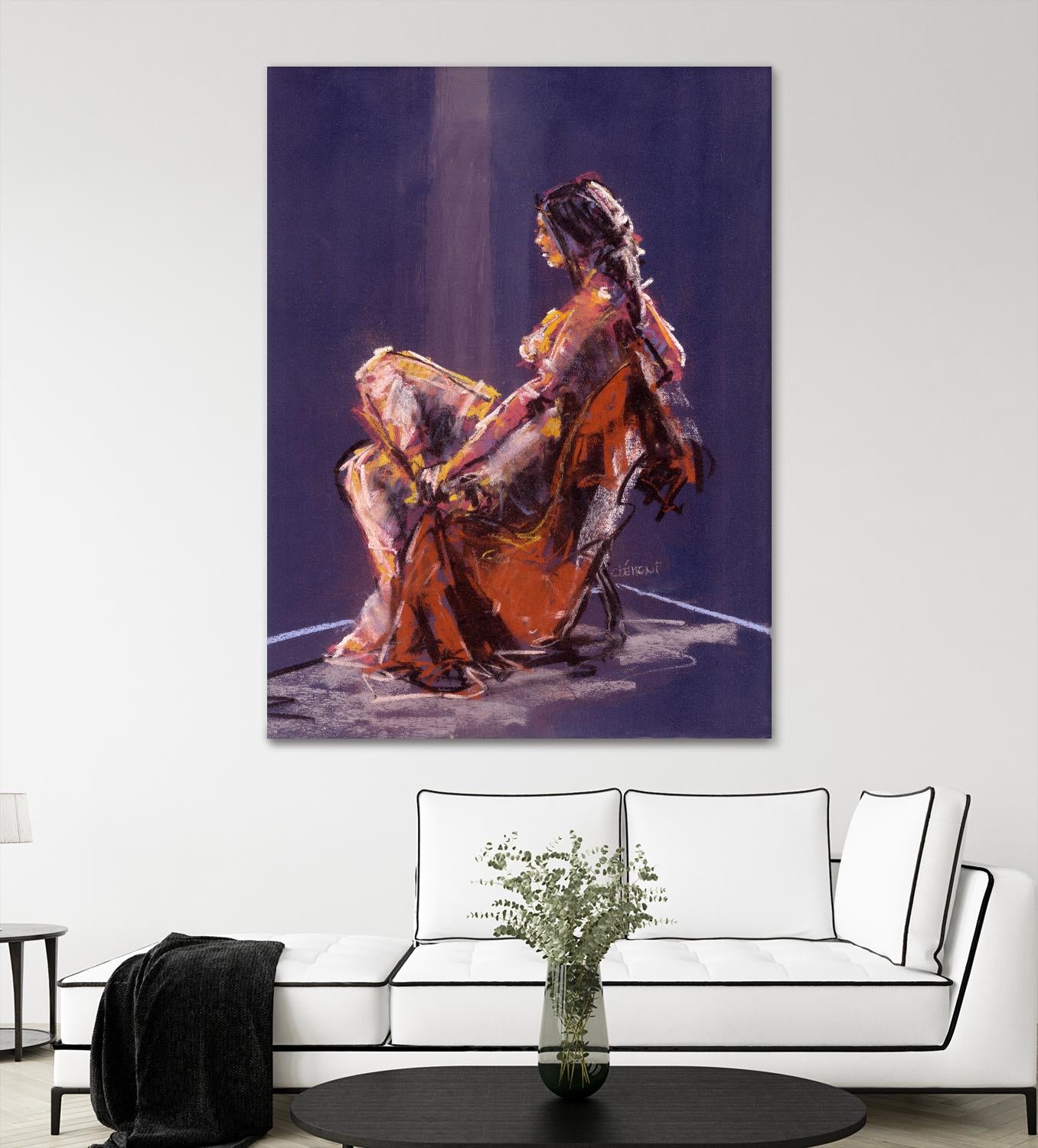 Vidra by Jacques Clement on GIANT ART - beige nude