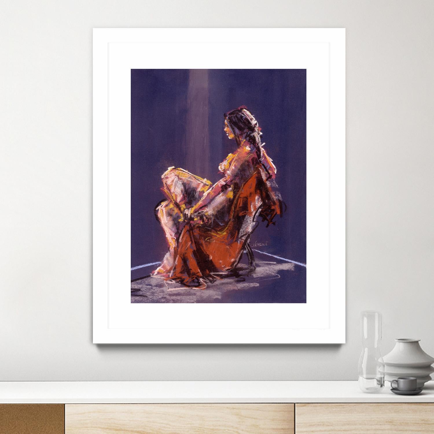 Vidra by Jacques Clement on GIANT ART - beige nude