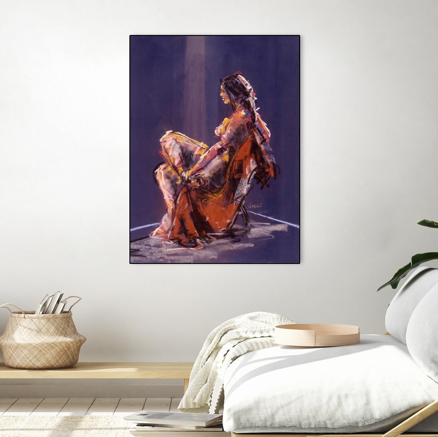 Vidra by Jacques Clement on GIANT ART - beige nude