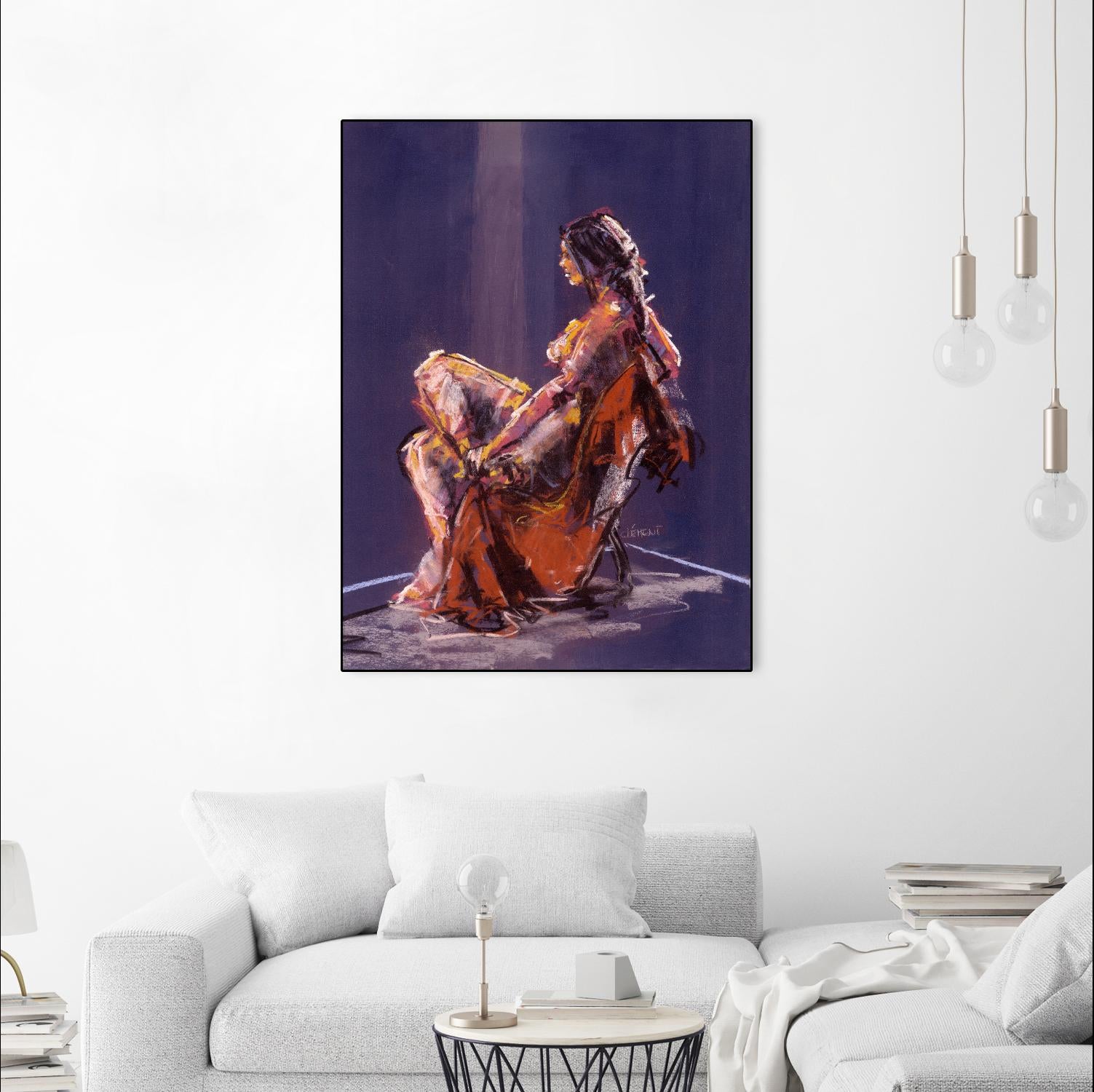 Vidra by Jacques Clement on GIANT ART - beige nude