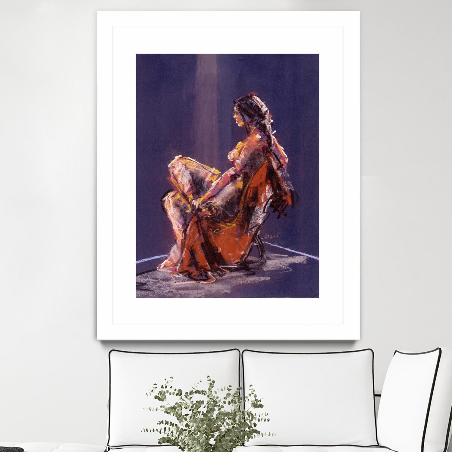 Vidra by Jacques Clement on GIANT ART - beige nude