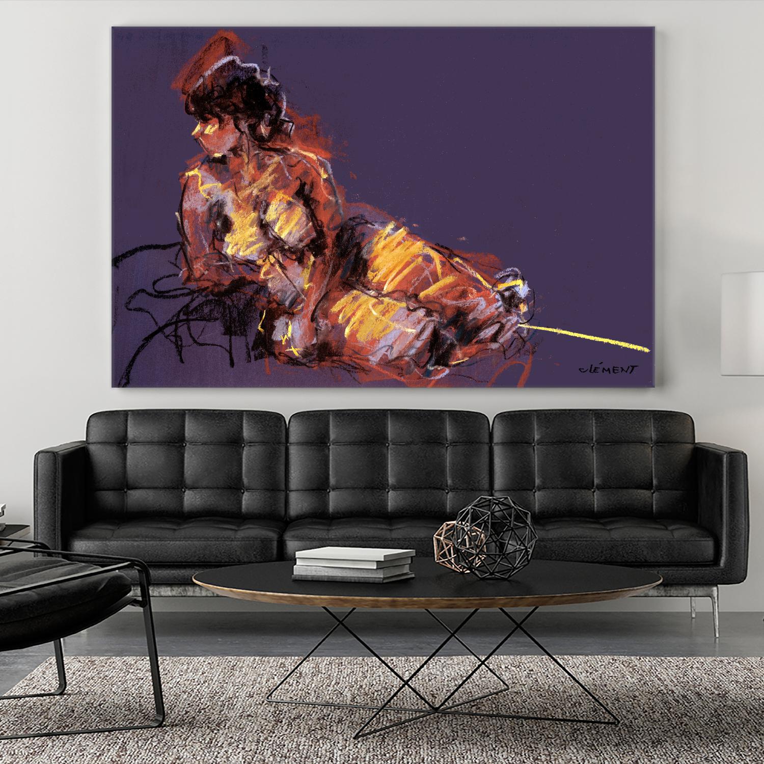 Nude I by Jacques Clement on GIANT ART - beige nude